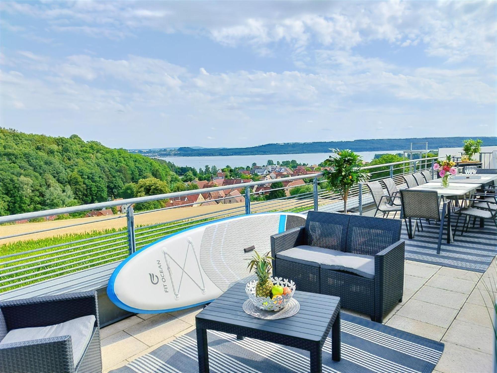 Seeblickapartment Fuer Bis Zu 12, Nuernberg & Schwabach In 30-35 Minuten Zu Erreichen, Sauna, Arbeitsplatz, Dachterrasse & Grill Spalt Exteriör bild